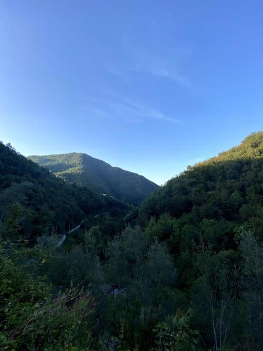 Iconic Italian Townhouse W Rooftop Terrace & Mountain View, Pigna Eksteriør bilde